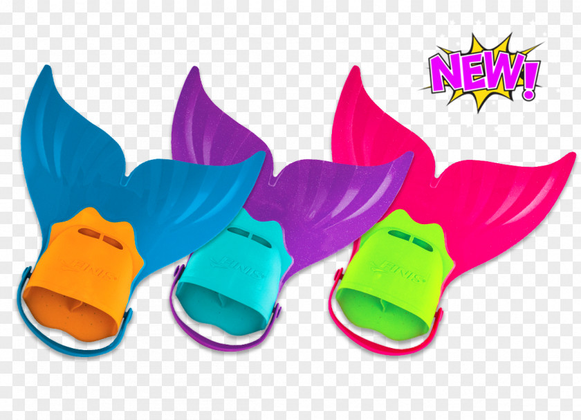 Mermaid Tail Party Hat Plastic PNG