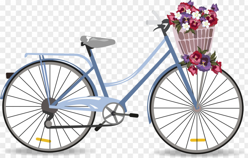 Purple Lady Bike Bicycle Stock Illustration Royalty-free PNG