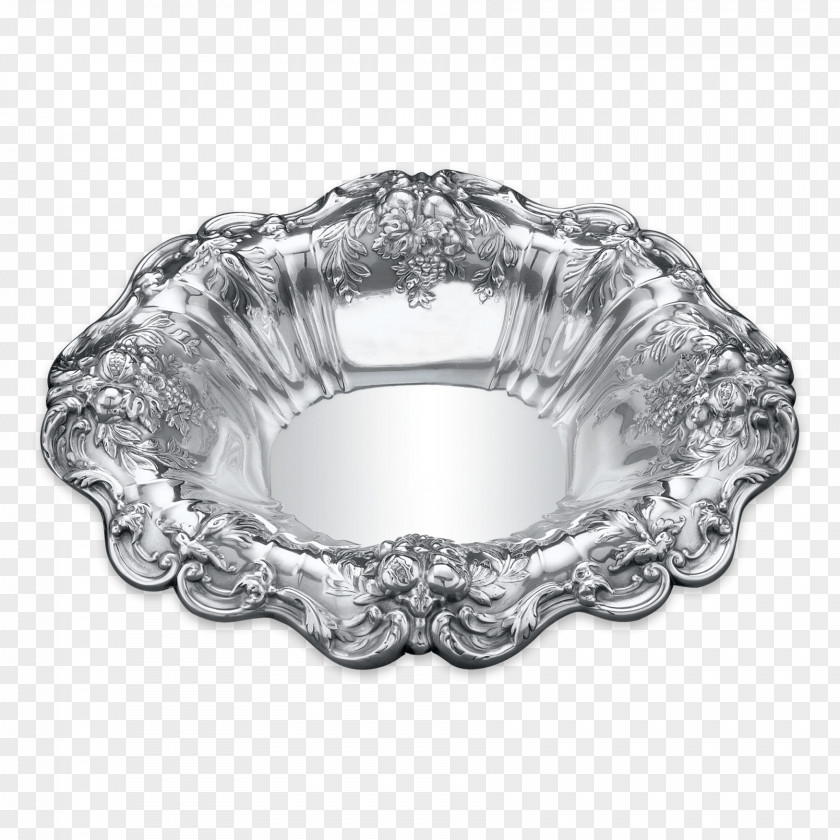 Silver Oval PNG