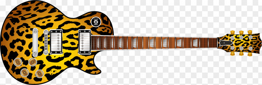 Cheetah Leopard Guitar Musical Instruments Tiger Animal Print PNG