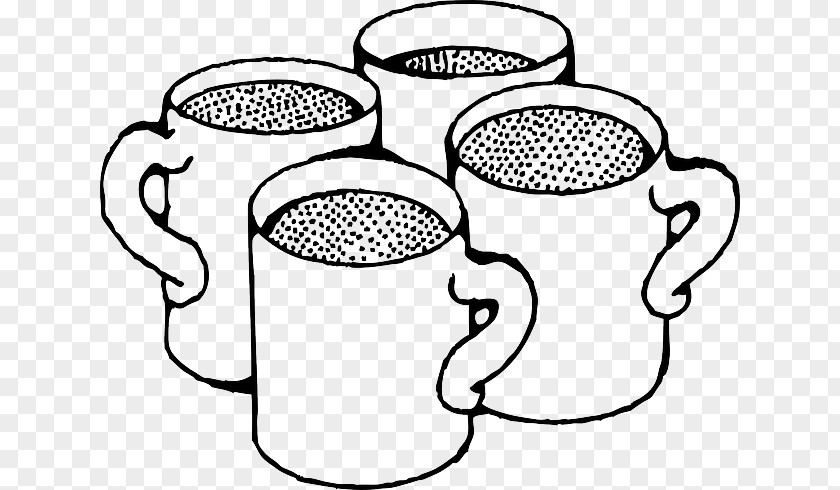 Coffee Hot Chocolate Cup Clip Art Coloring Book PNG