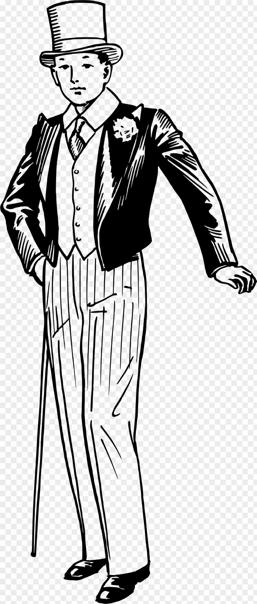 Gentleman Drawing Clip Art PNG