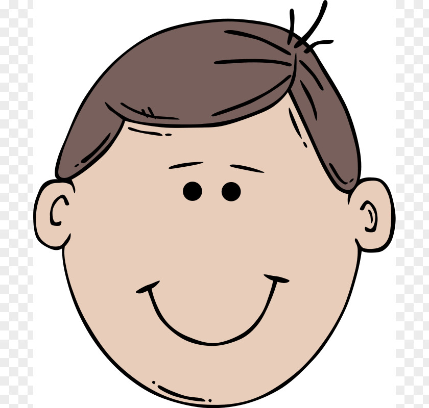 Boy Smiling Cliparts Cartoon Face Clip Art PNG