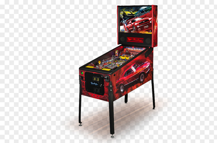 Car Racing Flyer Ford Mustang Kiss Stern Electronics, Inc. Pinball PNG