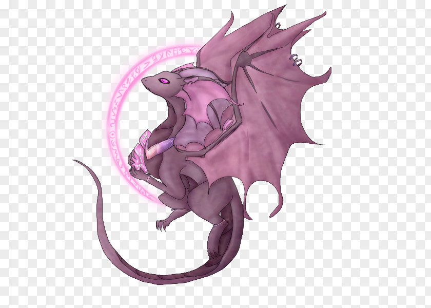 Dragon Treasure Gems Illustration Cartoon Organism Purple PNG