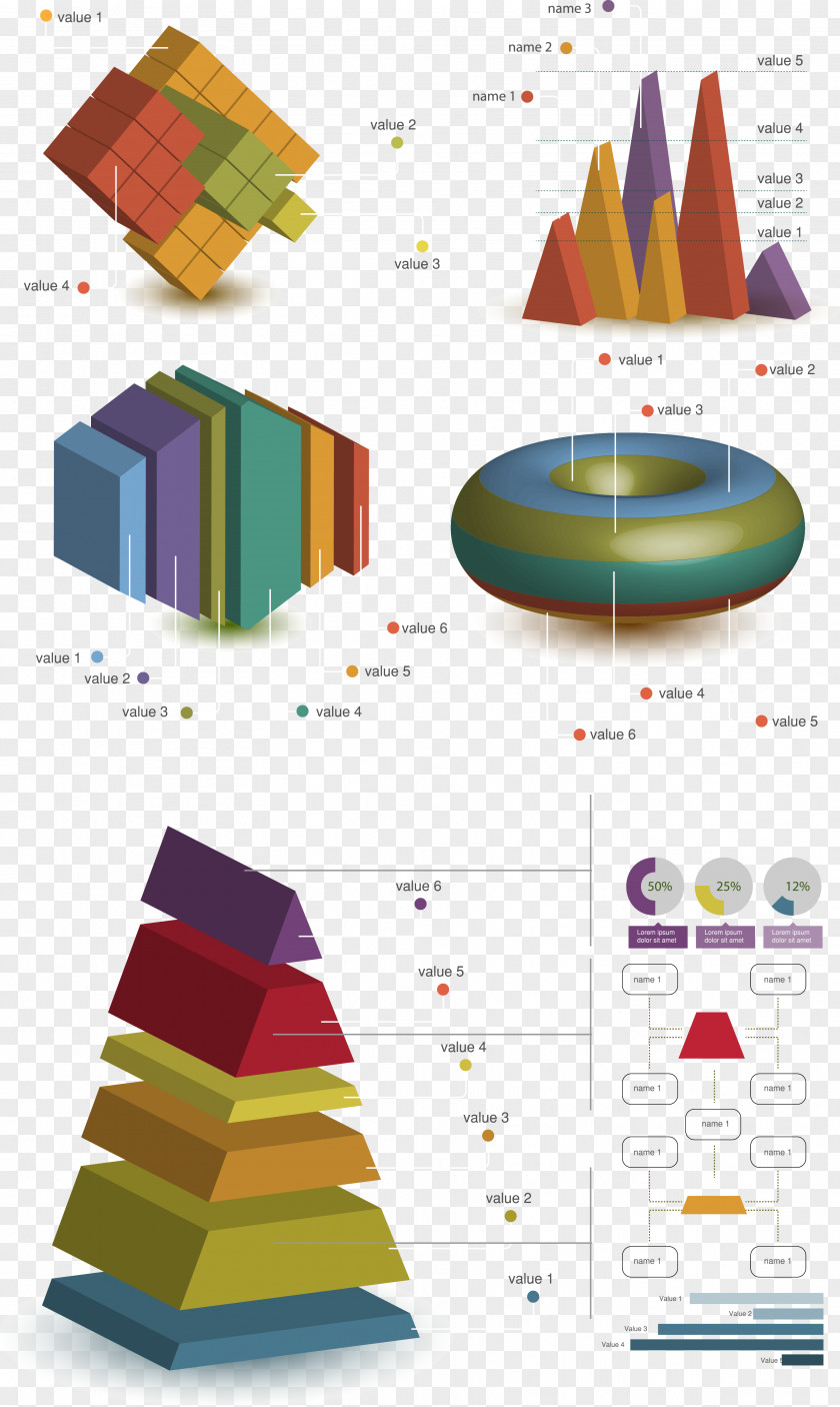 Vector PPT Chart Brand Graphic Design Diagram Pattern PNG