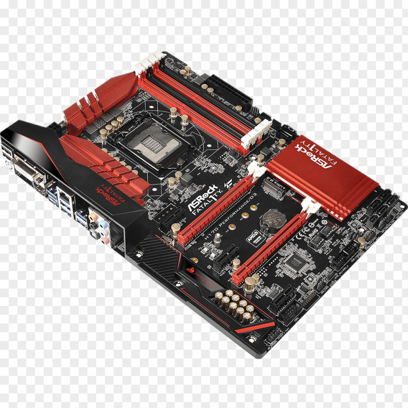 Amd Crossfirex ASRock Fatal1ty Z170 Gaming K4 Motherboard LGA 1151 Computer PNG