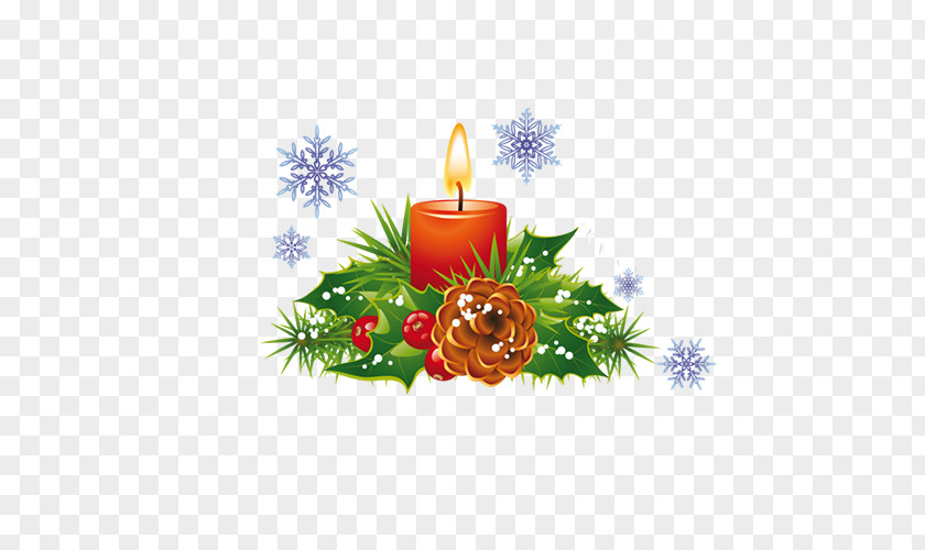 Candle Christmas Decoration Ornament Clip Art PNG