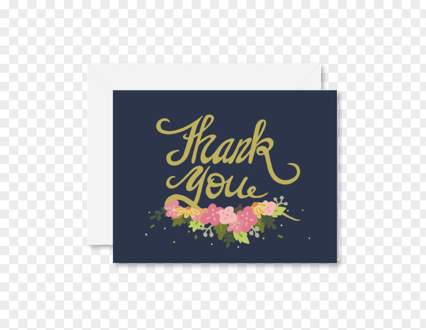 Design Greeting & Note Cards Floral Rectangle Font PNG