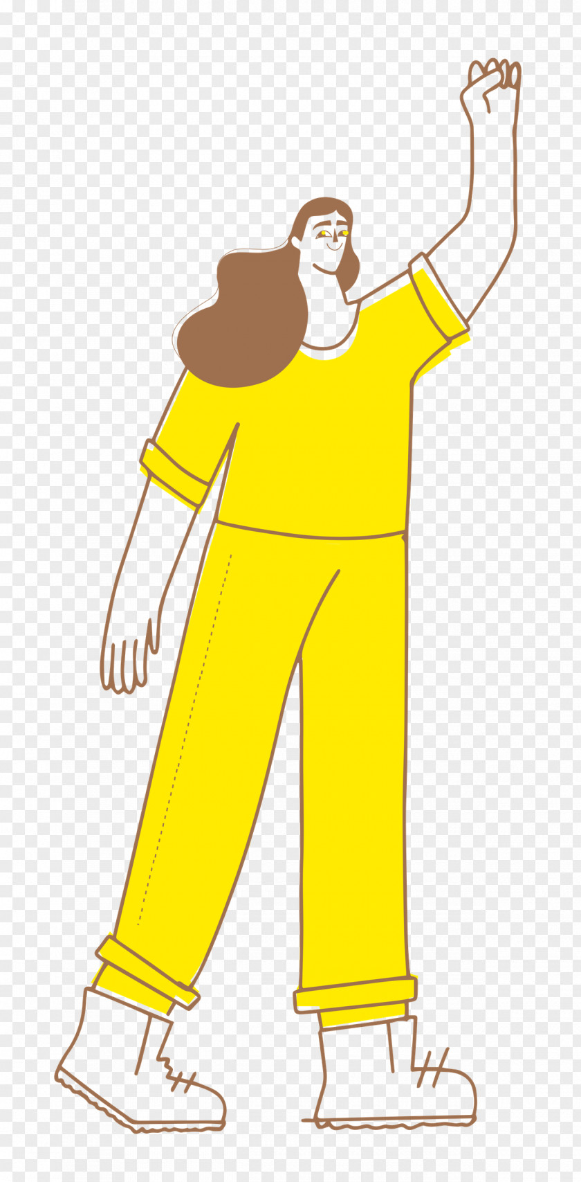 Girl Standing PNG