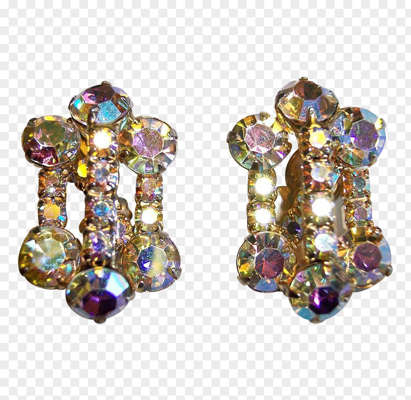 Jewellery Amethyst Earring Body Purple PNG
