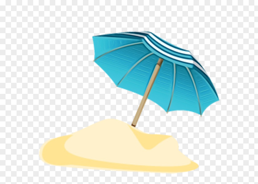 Shade Turquoise Umbrella Cartoon PNG