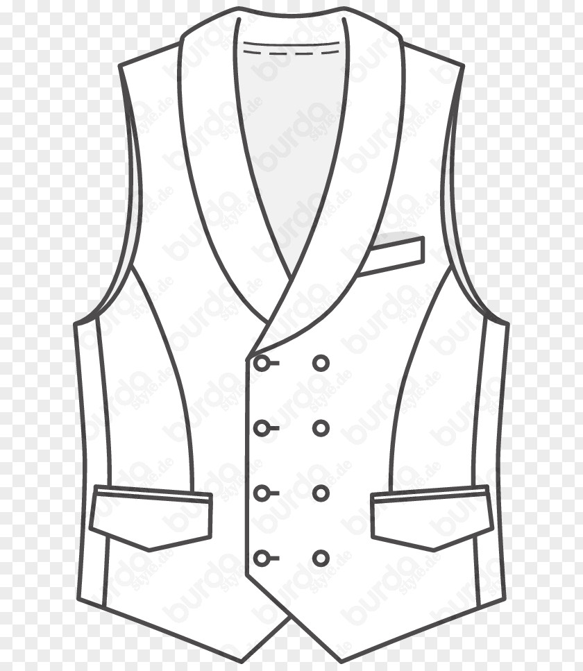 Suit Waistcoat Pattern Sewing Burda Style Clothing PNG