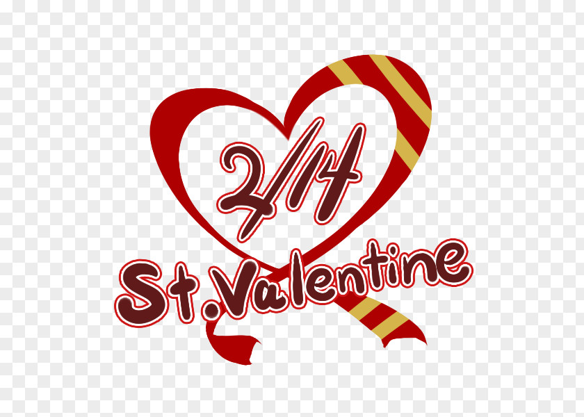 Valentine's Day Heart Ribbon Chocolate PNG