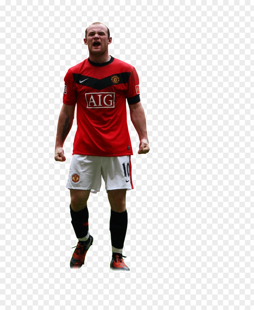Wayne Rooney Football Player Image Jersey Shoe PNG