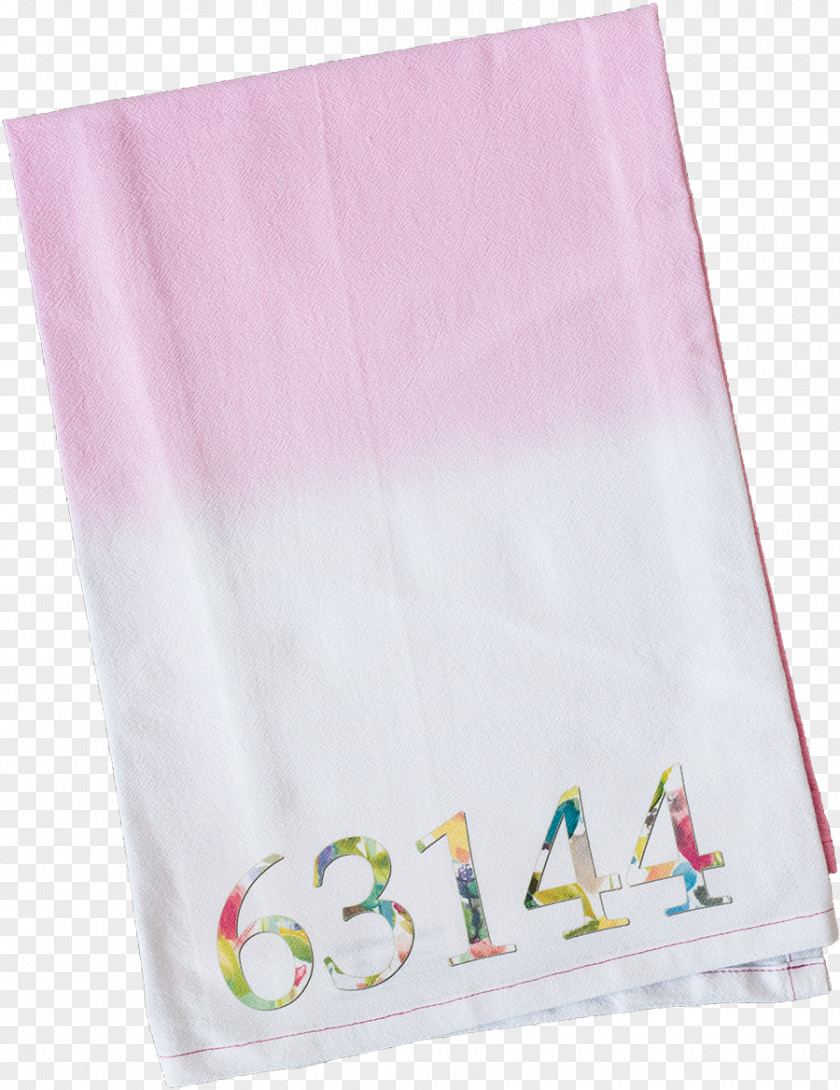 Bibs Watercolor Towel Product Kitchen Paper Pink M PNG