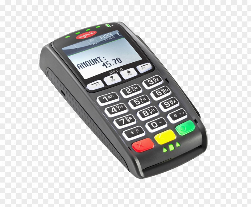 Credit Card PIN Pad EMV Point Of Sale Contactless Payment Ingenico PNG