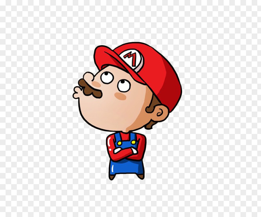 Cute Cartoon Mario. Android PNG