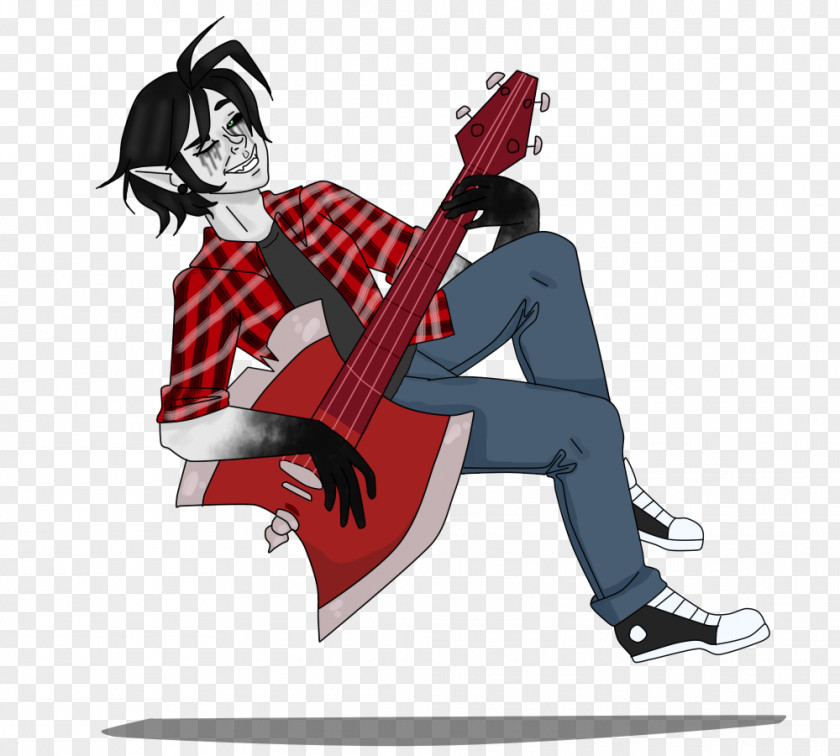 Electric Guitar Bass Cartoon PNG