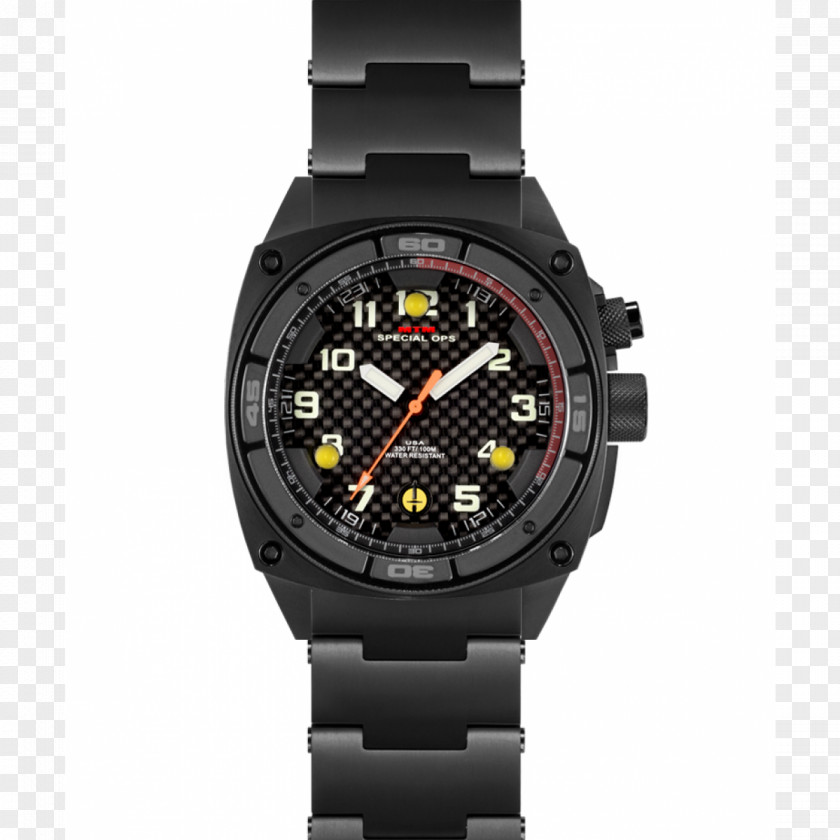 Watches Men Watch MTM Special Ops Cobra Black Falcon Chronograph PNG