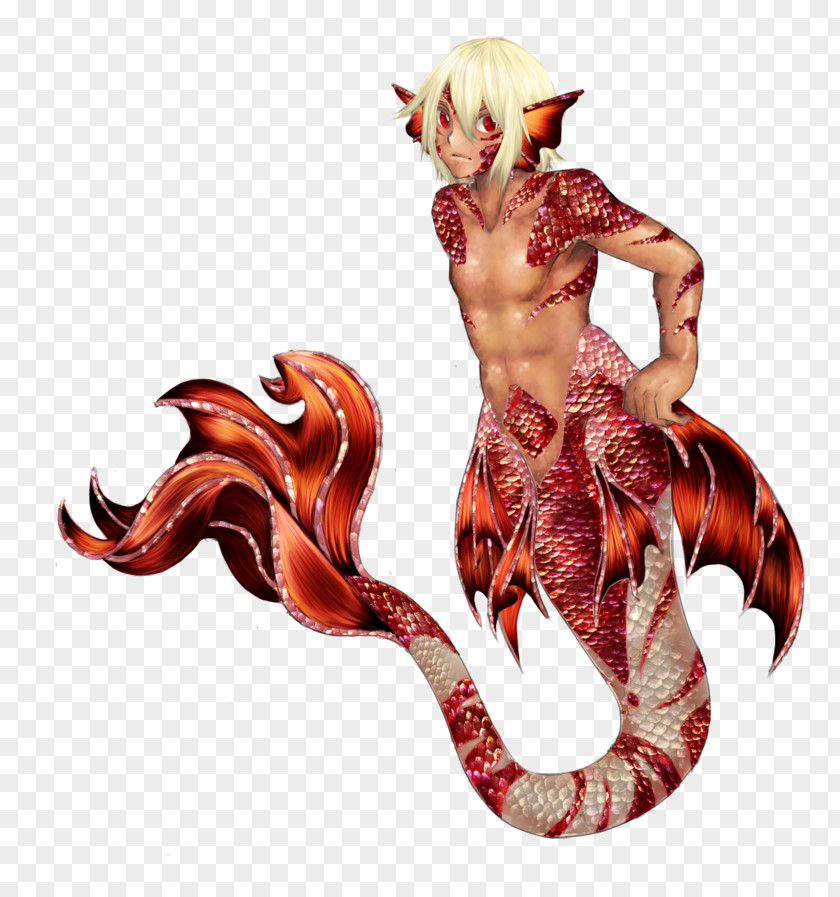 Child Mermaid Legendary Creature Figurine Supernatural PNG