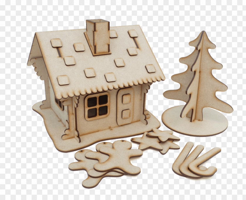 Gingerbread Christmas Star House Ornament Tree Advent Calendars PNG