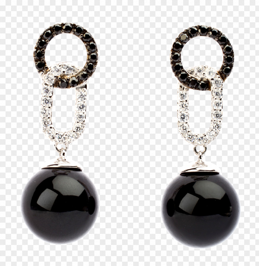 Pearls Earring Pearl Jewellery Gemstone Onyx PNG