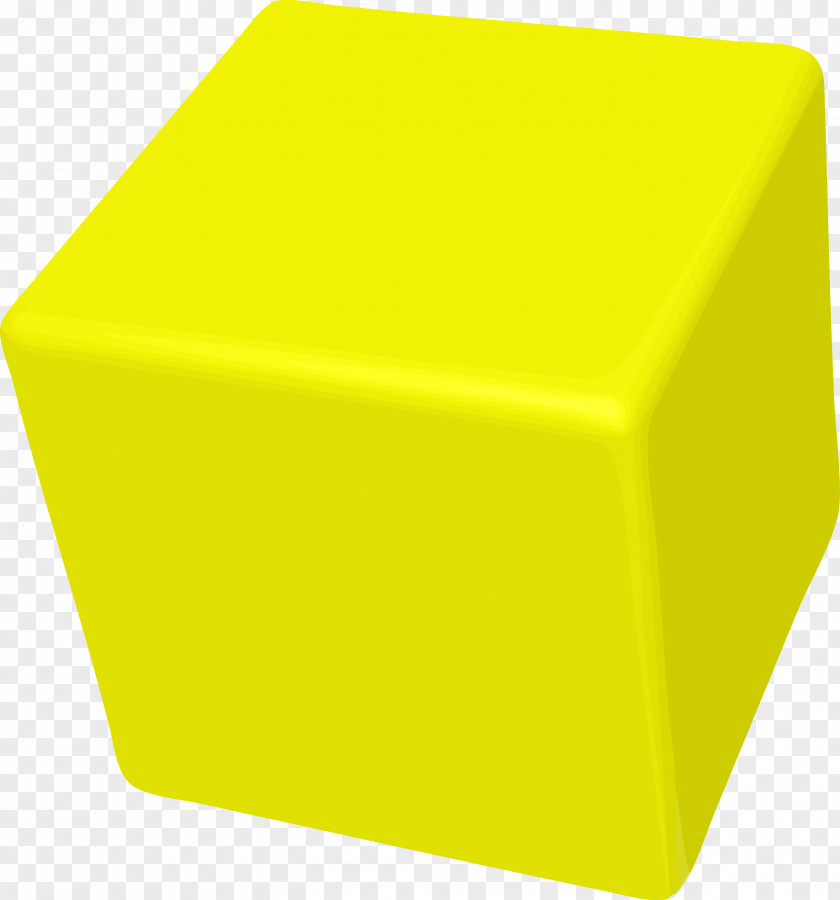 Yellow Cube Graphics Geometry PNG