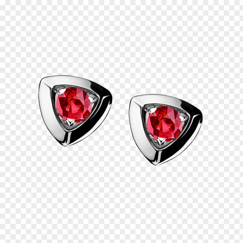 Jewellery Earring Gemstone Ruby PNG