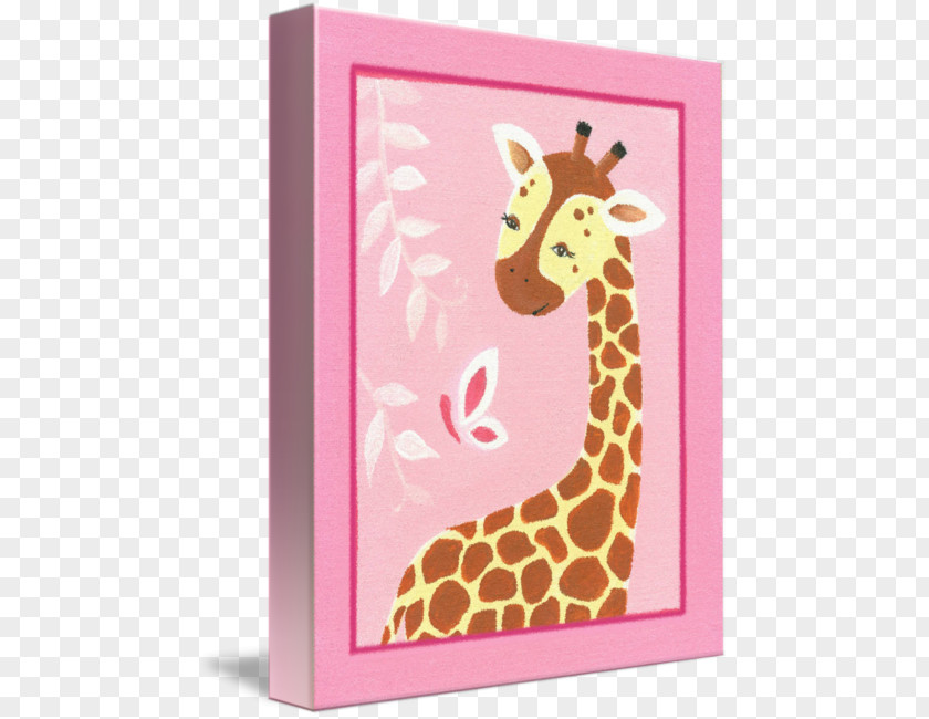 Pink Giraffe Work Of Art Imagekind Poster PNG