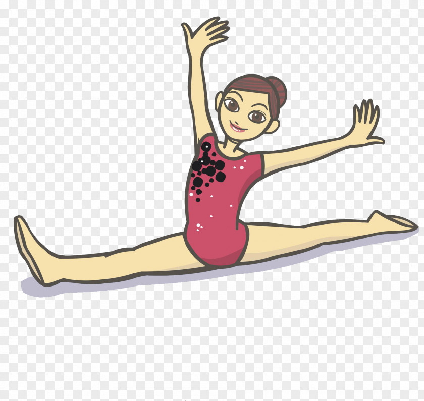 Rhythmic Gymnastics Split Artistic PNG