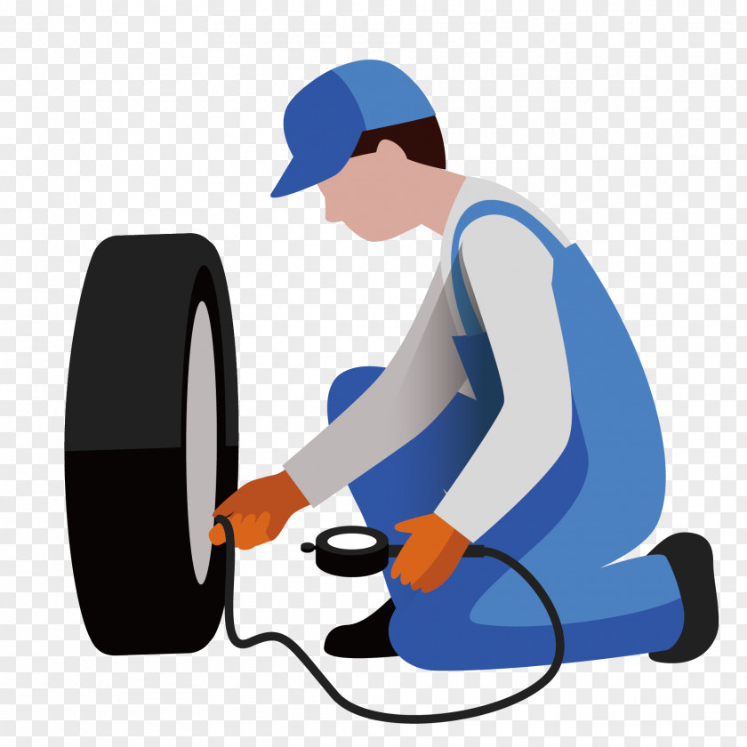 Vector Car Mechanic And Tires Texas Used PNG