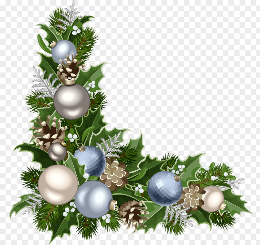 Christmas Border Decoration Ornament Tree PNG