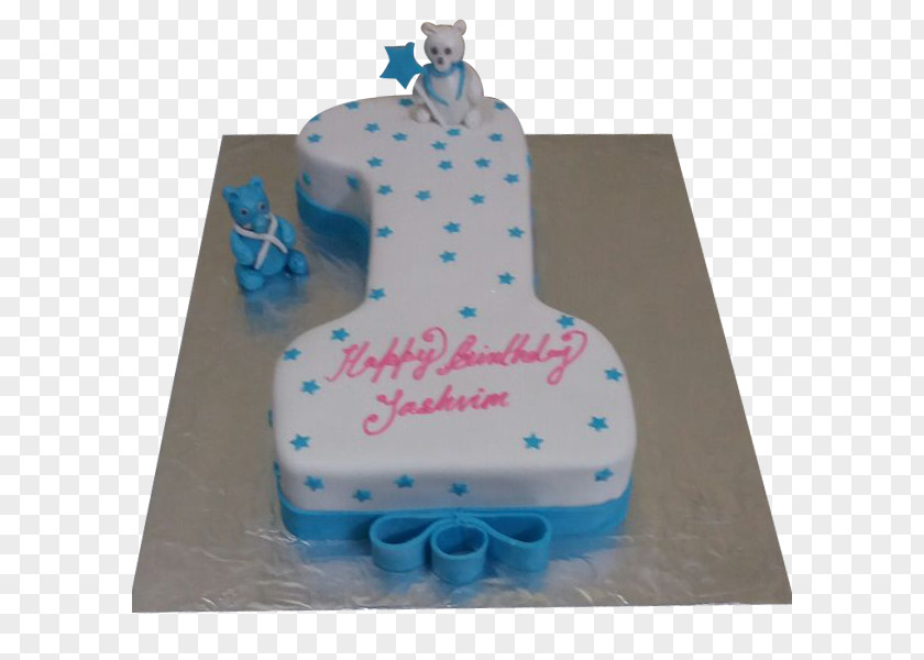First Birthday Cake Butter Frosting & Icing Sugar PNG