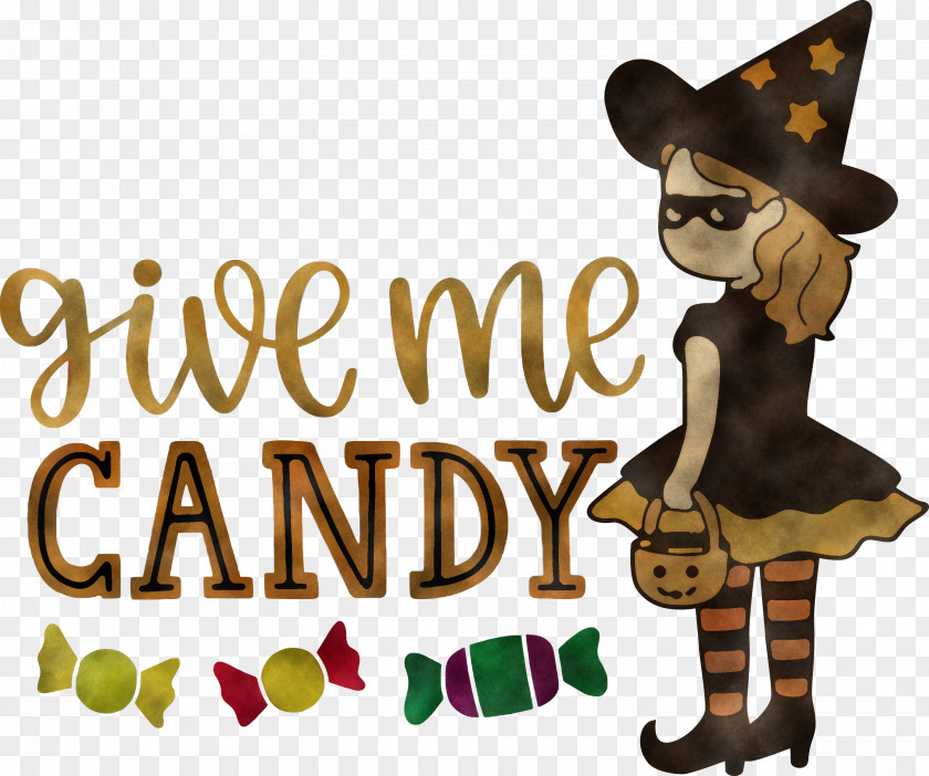 Give Me Candy Trick Or Treat Halloween PNG