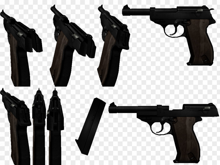 Pixel Gun 3D Firearm Trigger Pistol Airsoft PNG