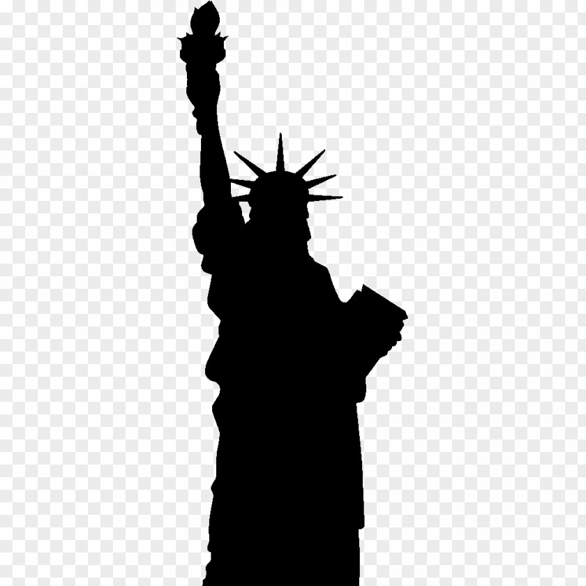 Statue Of Liberty Silhouette Freedom PNG