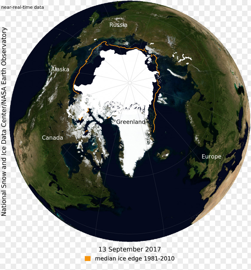 Arctic Ocean Ice Pack National Snow And Data Center Measurement Of Sea PNG