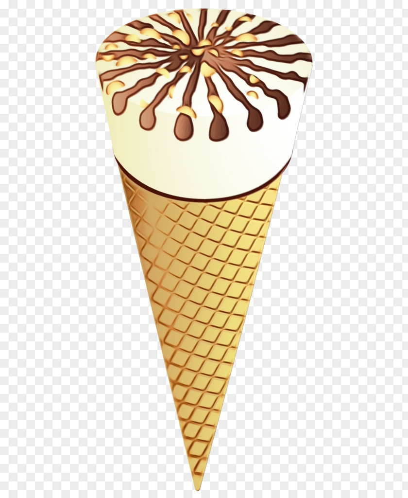 Cone Gelato Ice Cream Background PNG