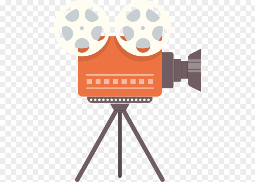 Electronic Instrument Orange Camera Cartoon PNG