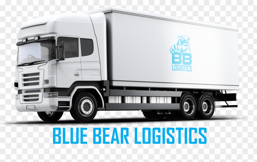 Logistics Staff Cargo Commercial Vehicle Truck Mockup PNG