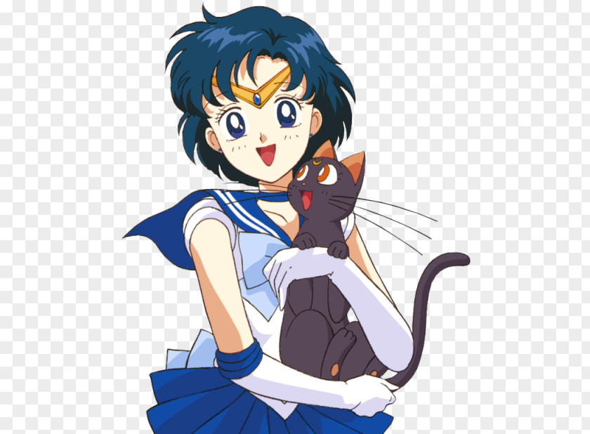 Ami Sailor Mercury Luna Moon Venus Senshi PNG