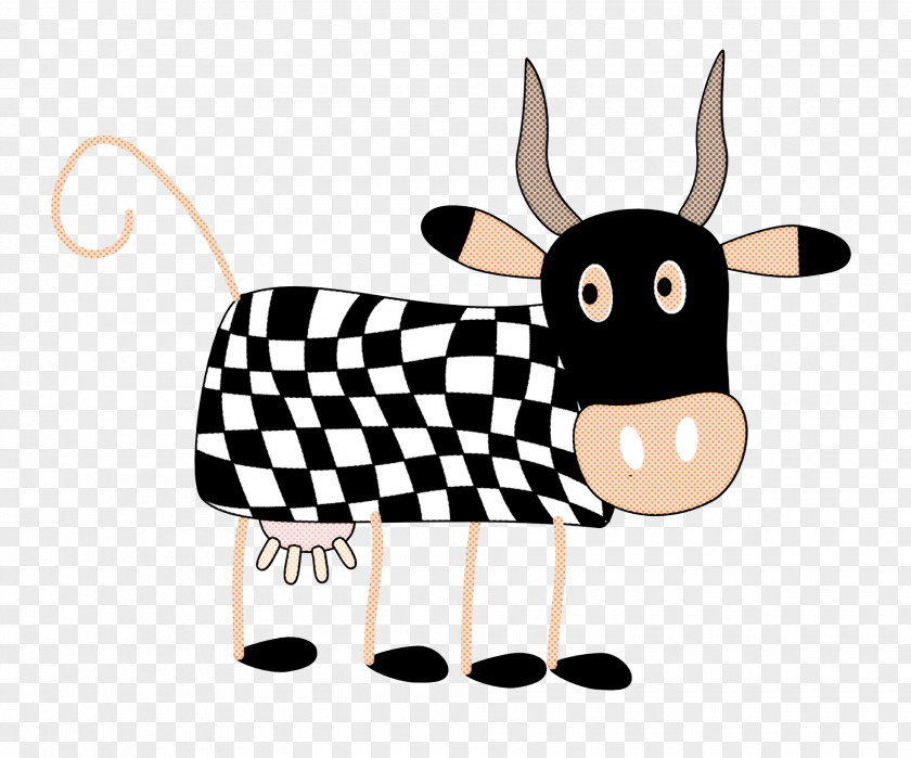 Fawn Cowgoat Family Cartoon Bovine Pattern Cow-goat PNG