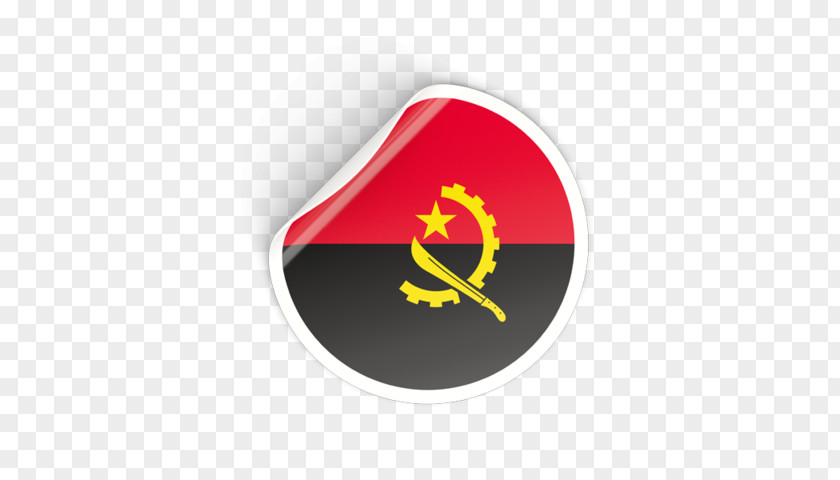 Flag Sticker Of Angola Portugal PNG