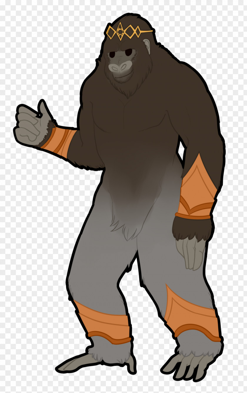 Gorilla Homo Sapiens Human Behavior Character Clip Art PNG