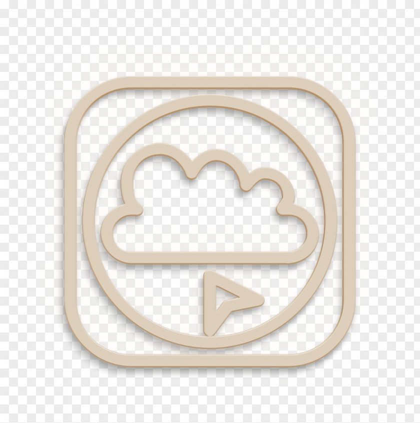 Metal Rectangle Artboard Icon Cloud Website PNG