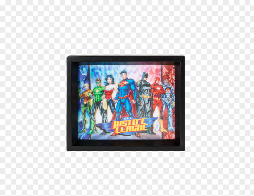 Shadow Box Justice League Display Device Wall Decal Mural 0 PNG