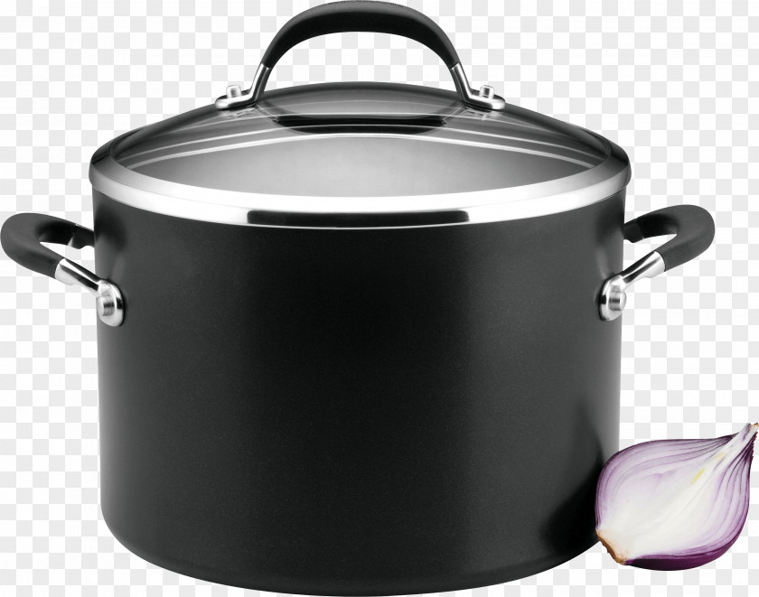 Cooking Pot Stock Cookware And Bakeware Non-stick Surface Lid Frying Pan PNG