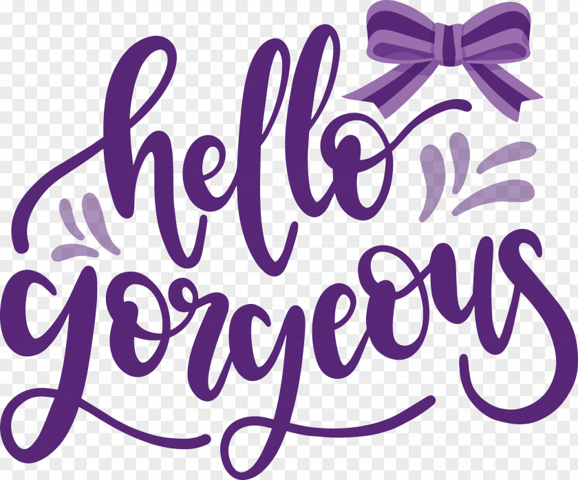 Fashion Hello Gorgeous PNG