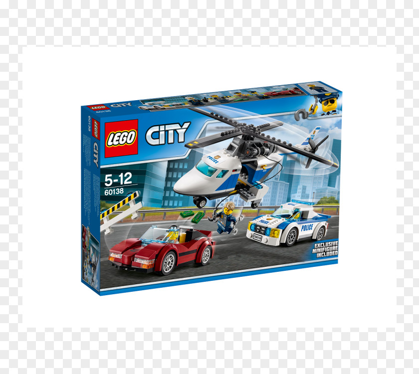 Toy LEGO City Undercover 60138 High-Speed Chase PNG